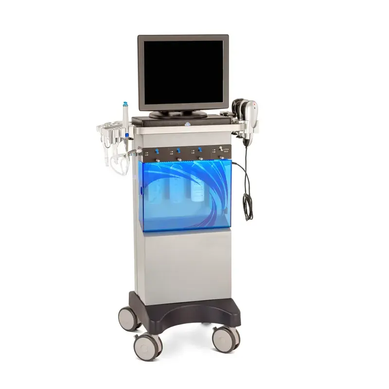 2023 Hydra Edge Tower Facial Cleaning MD Elite System with LED Light Hydrafacials Lymphatic Drainage Syndeo Dermabrasion Machine