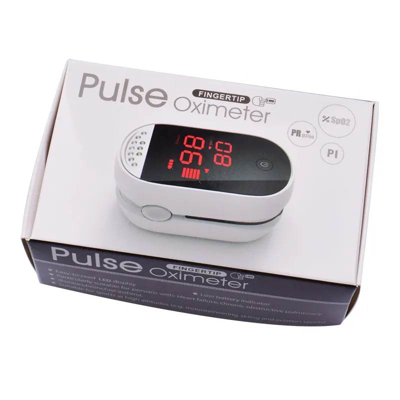 LED Fingertip Pulse SPO2 Oximetro OEM Digital CE Certified Pulse Oximetro Price