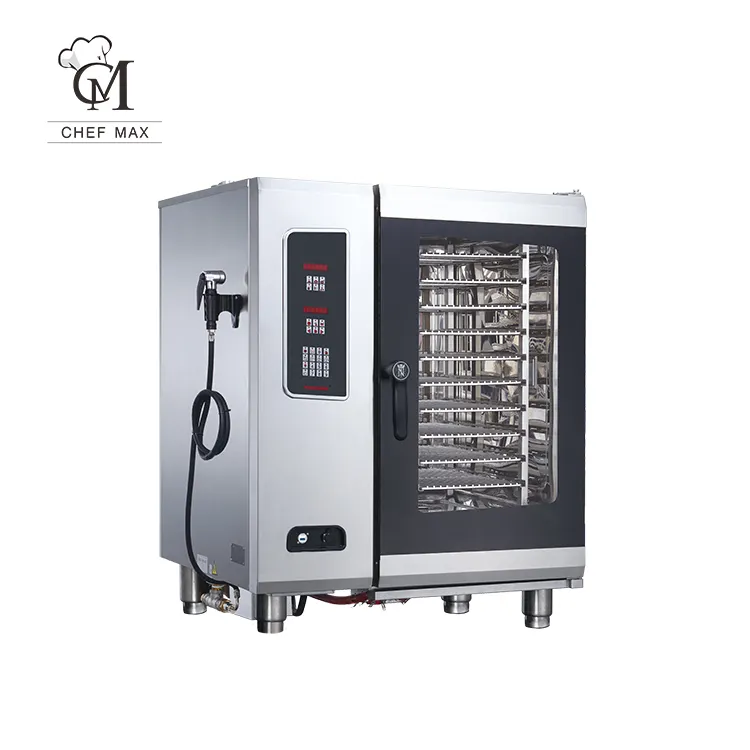 Professional Custom 6KW Multifunctional Electronic Digital Controller Electric Commercial Combi Oven for CE