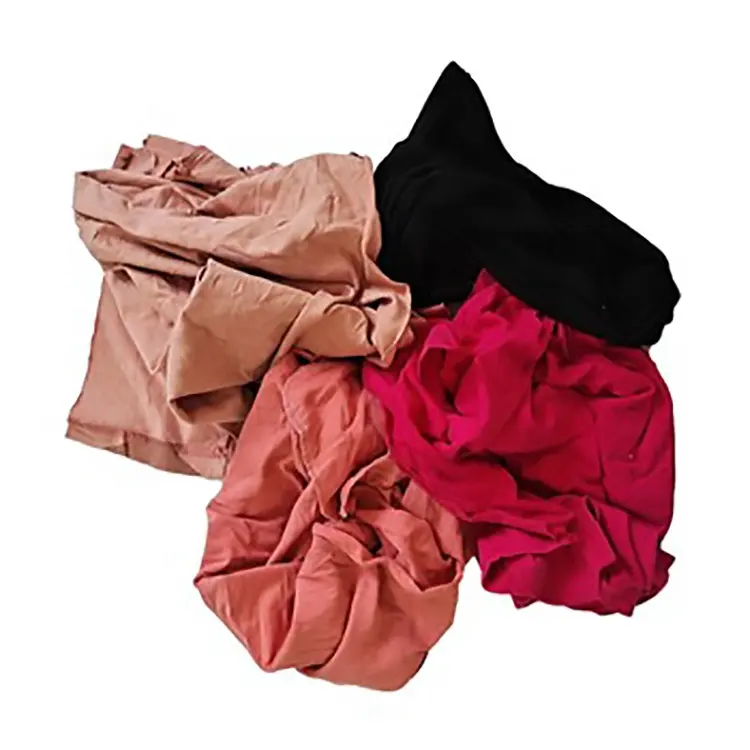 Super absorbent 35cm and 55cm length cotton cloth scrap dark color t shirt rags marine wiping rags