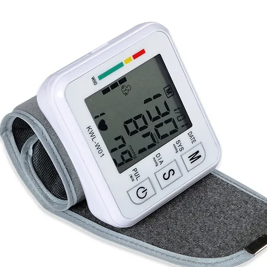 Цифровой тонометр на запястье, прибор для измерения артериального давления, частоты пульса, тонометр, сфигмоманометр