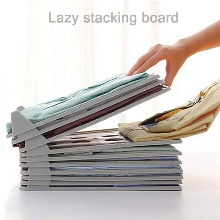 Shirt Organizer T Shirt Folder Board Clothing Dividers Stackable T Shirt Document Lazy Folding Board Organizers