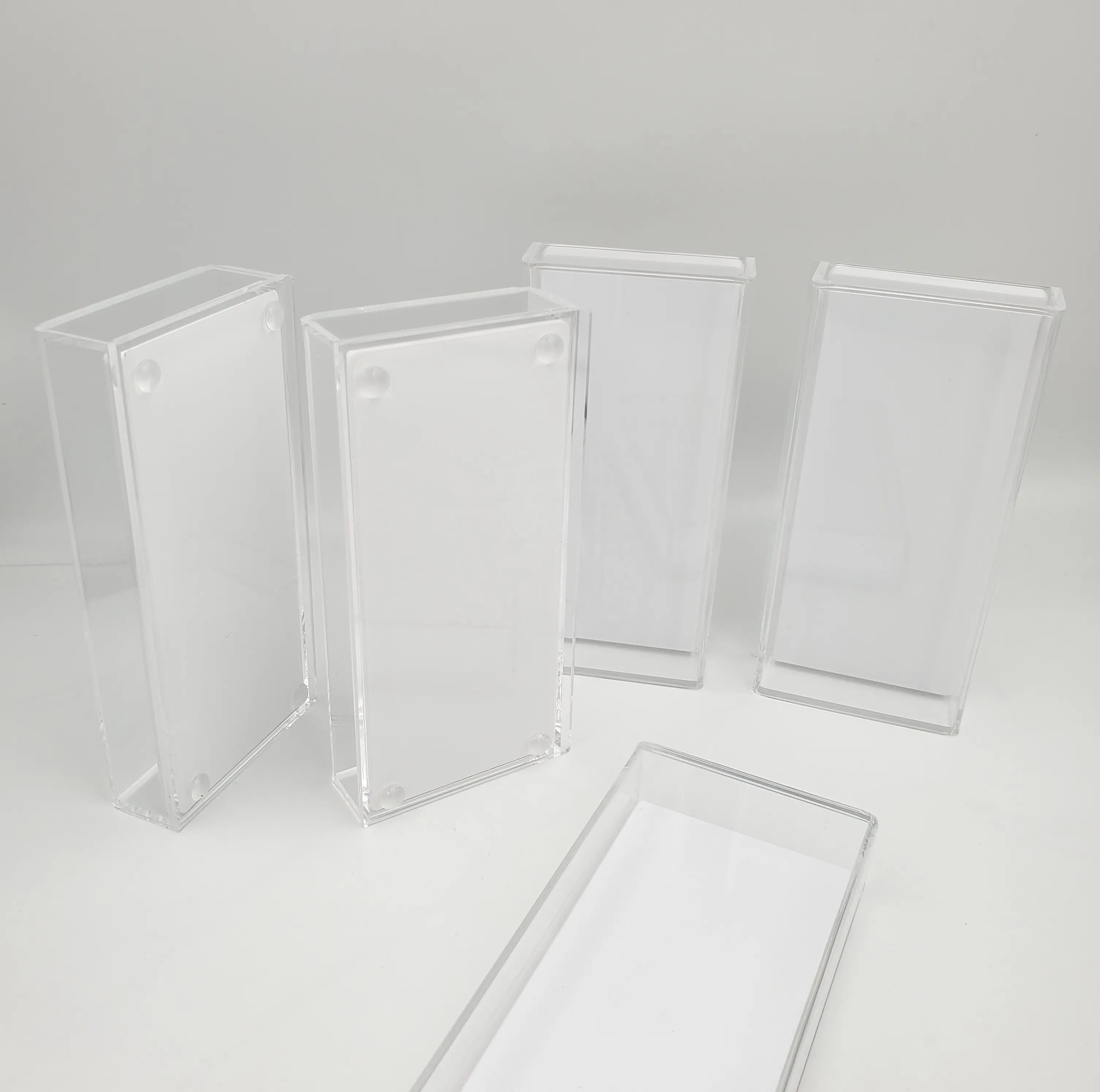 acrylic matte white lash tile/non reflective lash tile/xl lash tile box