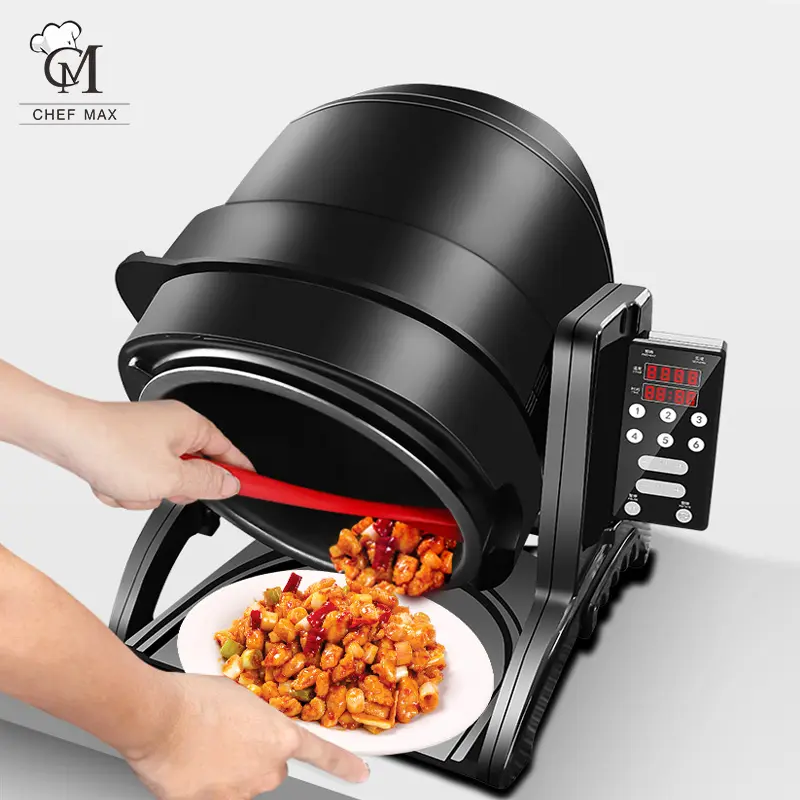 CHEFMAX commercial induction Multifunction Cooking Robot Wok Robot Automatic