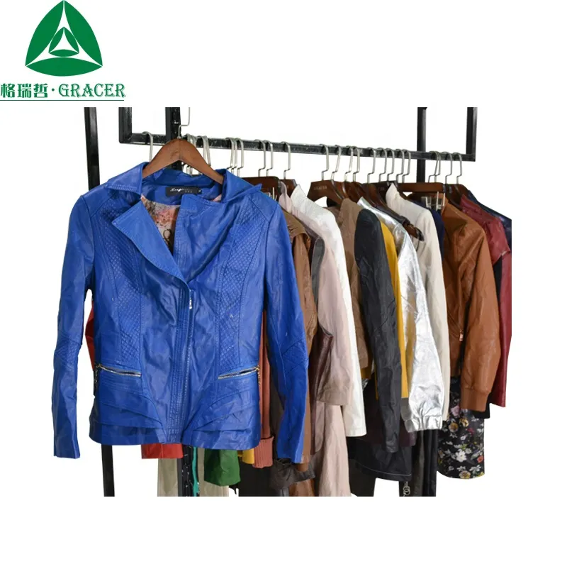 Кожаная куртка б/у одежда из Турции б/у одежда для продажи