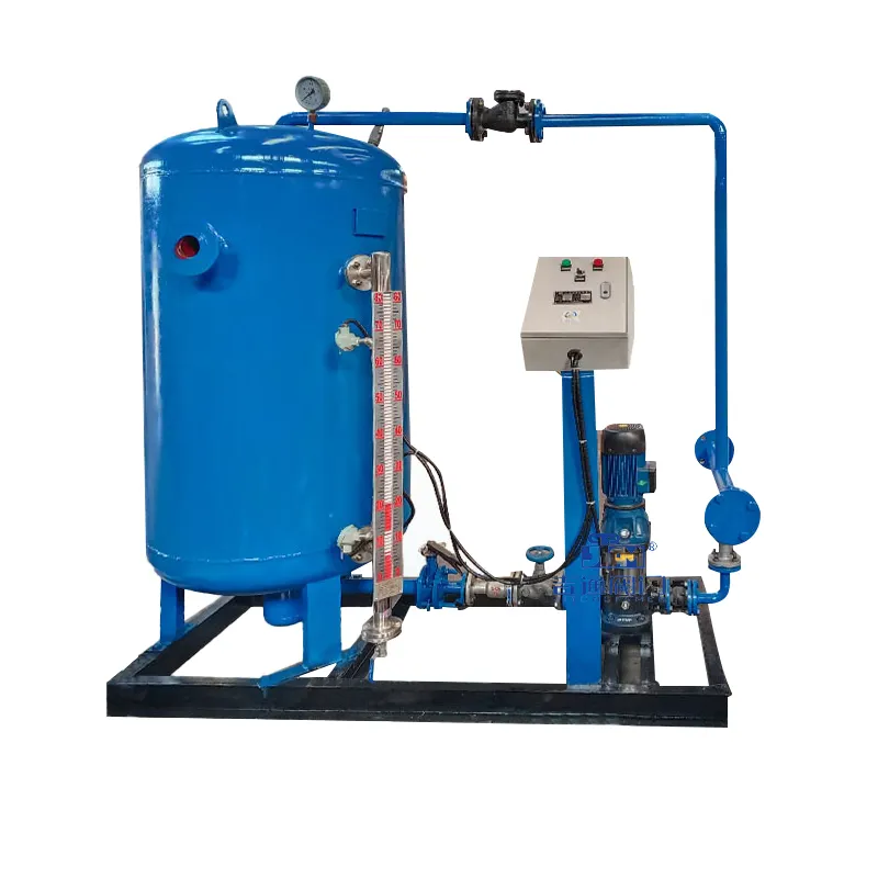 Factory supply self-priming closed condensate recovery device efficient condensate collector for boiler