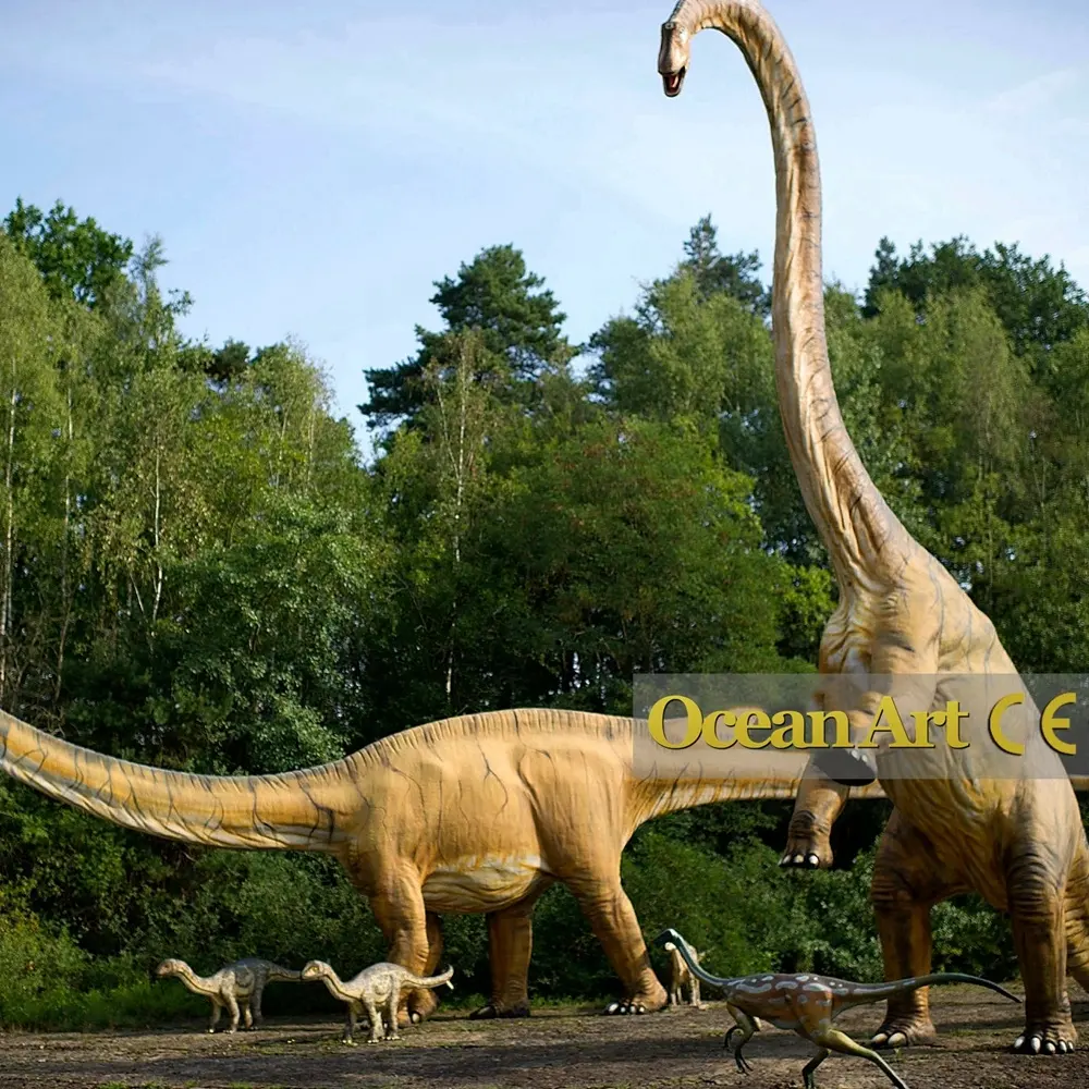 Amusement Park Giant Robotic Dinosaurs Real Size Animatronic Dinosaur for Theme Park