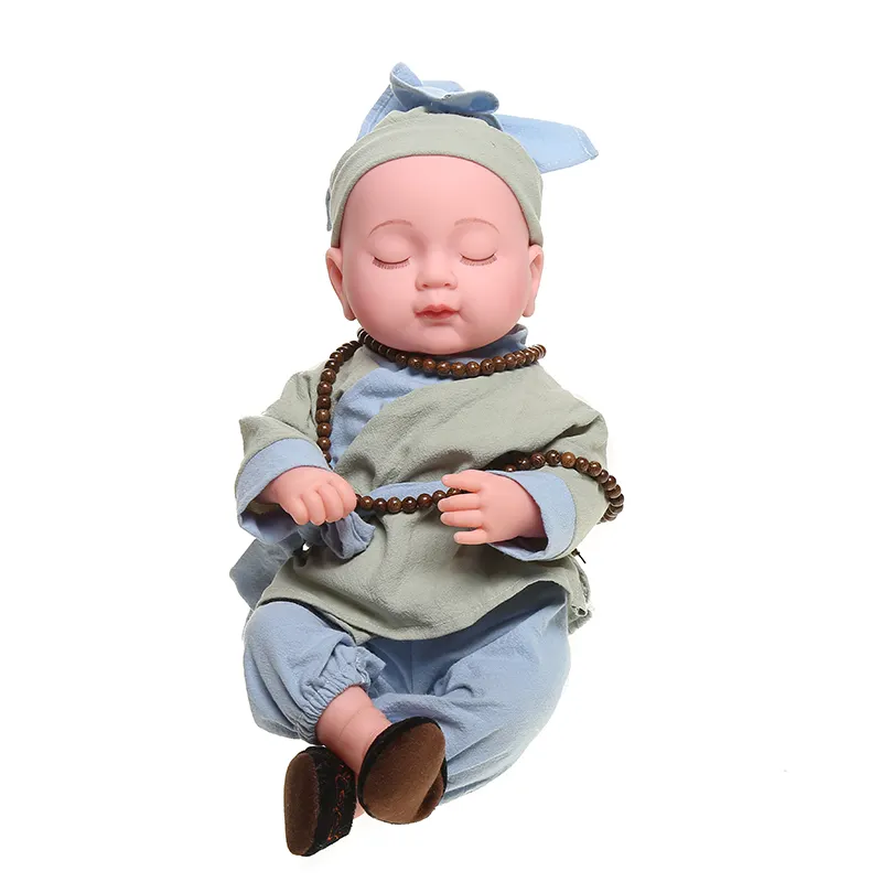 Похожая на настоящую 45 см Новый дизайн одежды милый новорожденных Силиконовые мальчик куклы комплект младенческой виниловые куклы для детей reborn baby doll