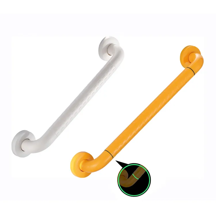 Straight home hospital antislip abs plastic disabled bathroom handrail handicap safety grab bar shower toilet grab rail