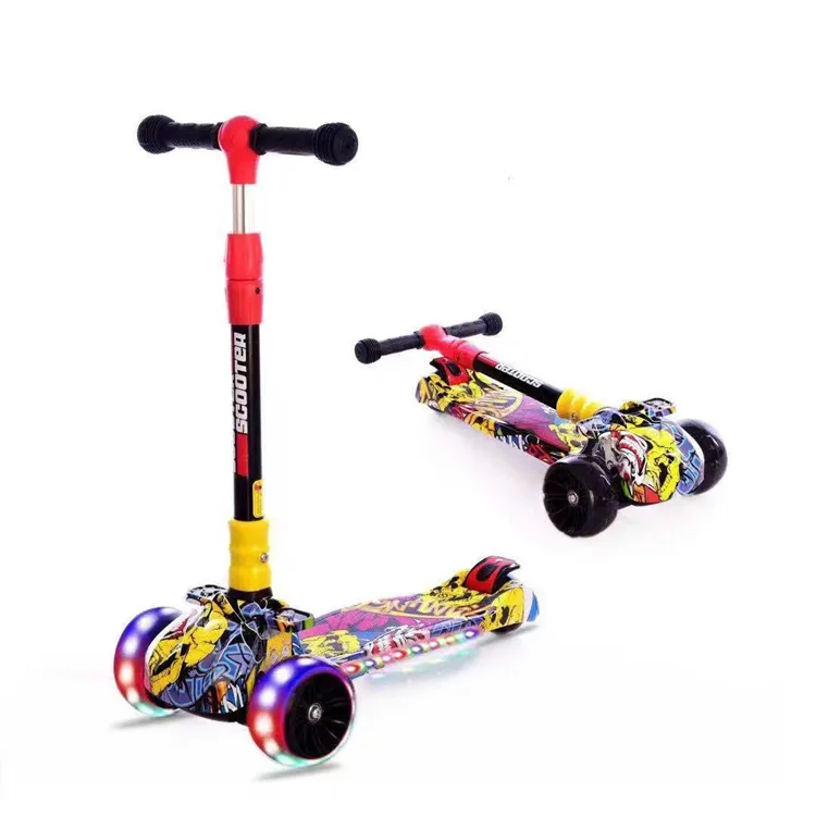 Hot sale 3 Wheel Foldable Scooters For Children Kids Kick Scooters Skateboard For Sale