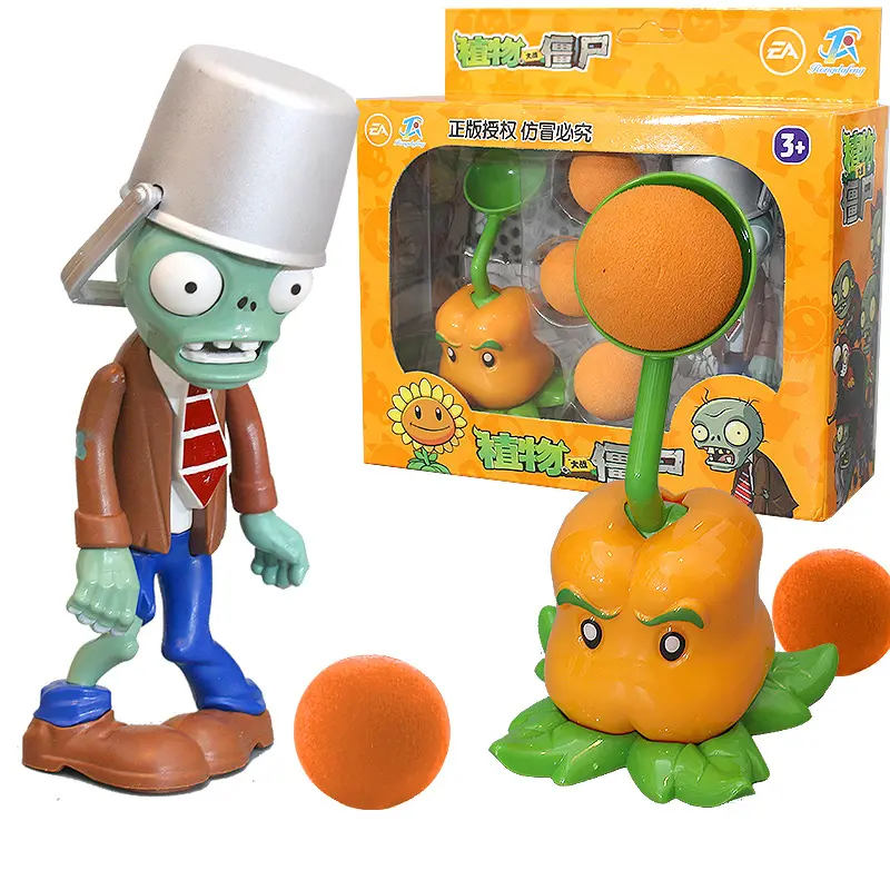 Wholesale High Quality soft silicone toyslarge genuine toy plants vs. zombies