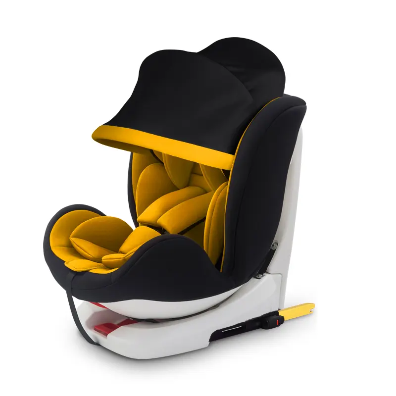 Baby car seat with a canopy shade design china cheap manufacturer designer babies 0 - 12 years group 0 + 1 2 3 with isofix