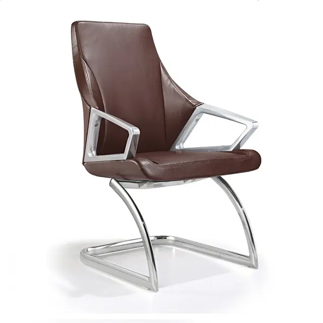 GS-G1902 Leather modern comfortable office chair with Chroming cantilever base