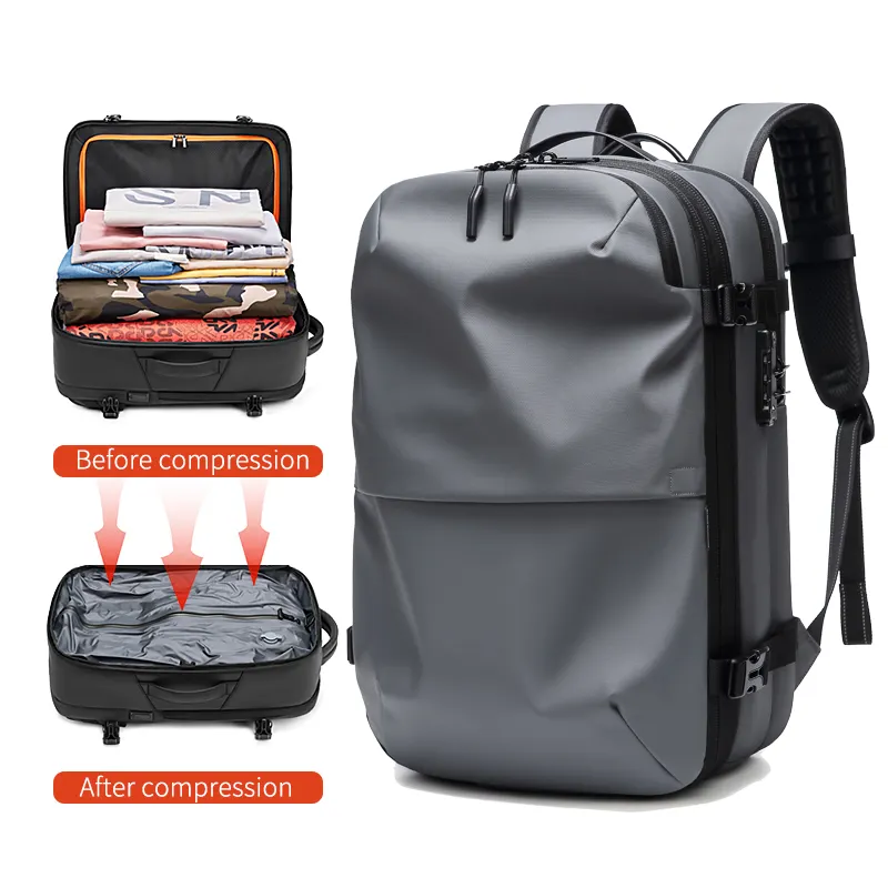 Многофункциональный Умный рюкзак для путешествий, мужская деловая сумка, дорожный ранец для ноутбука с USB-портом для зарядки