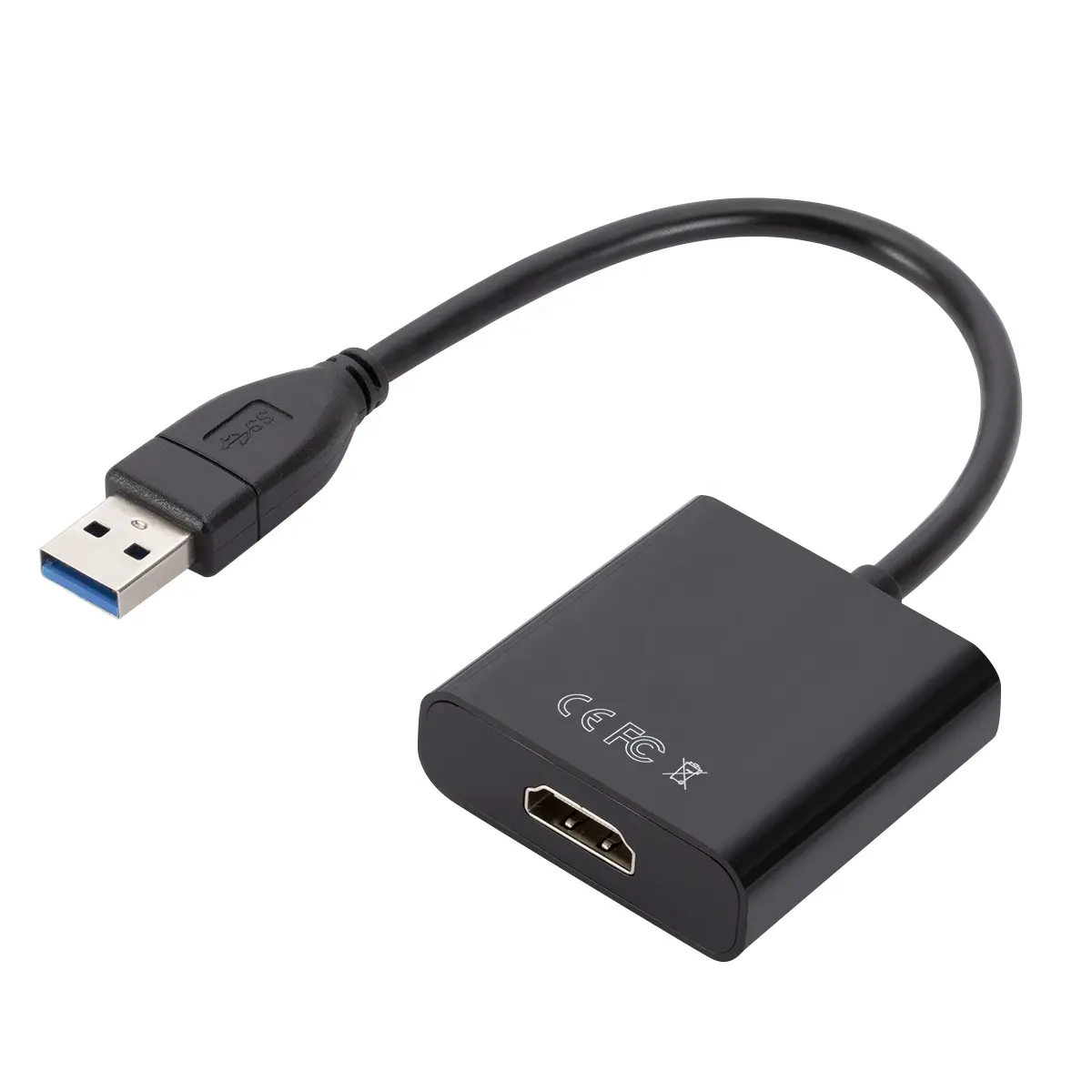 Диск Бесплатная USB3.0 к HDMI адаптер USB к конвертеру HDMI и Android, Mac OS поддержка 1080P 60 Гц