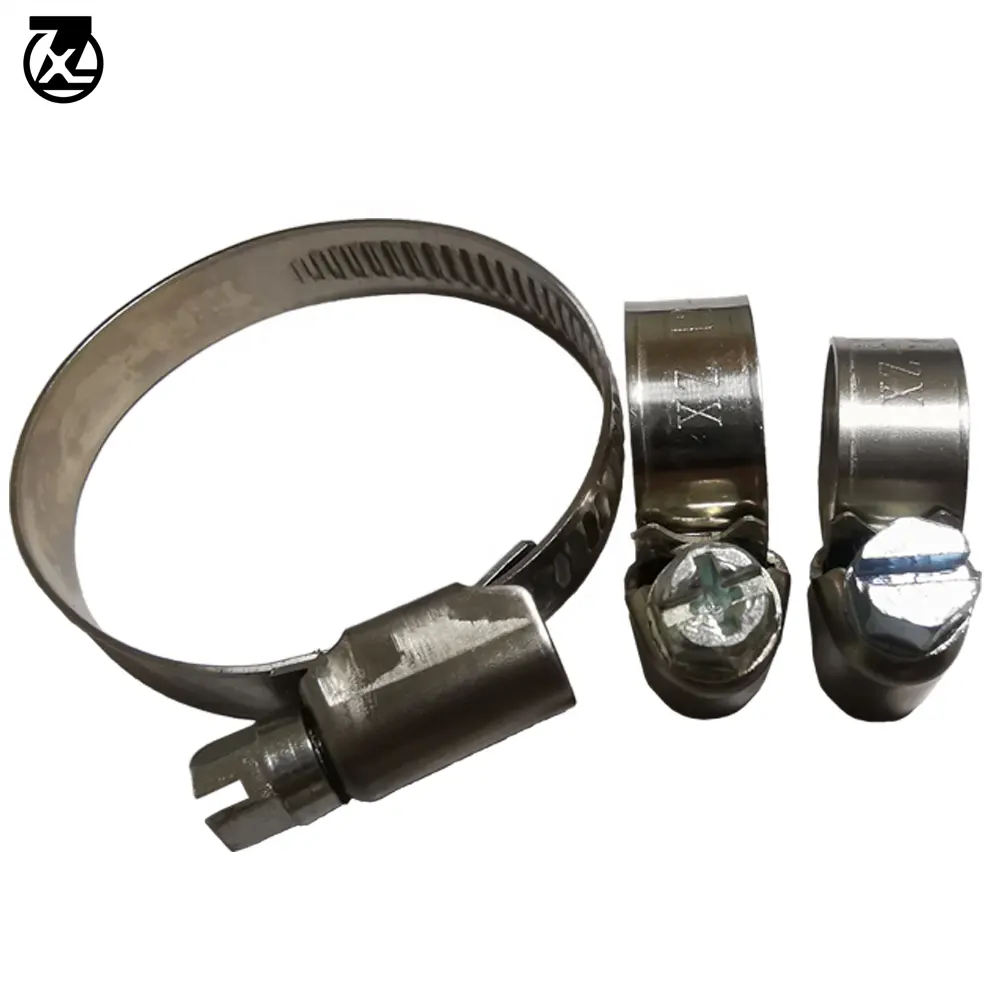 Germany Hose Clamps Non-perforated 9mm Germany Type Of Stainless Small Automotive Hose Clamps