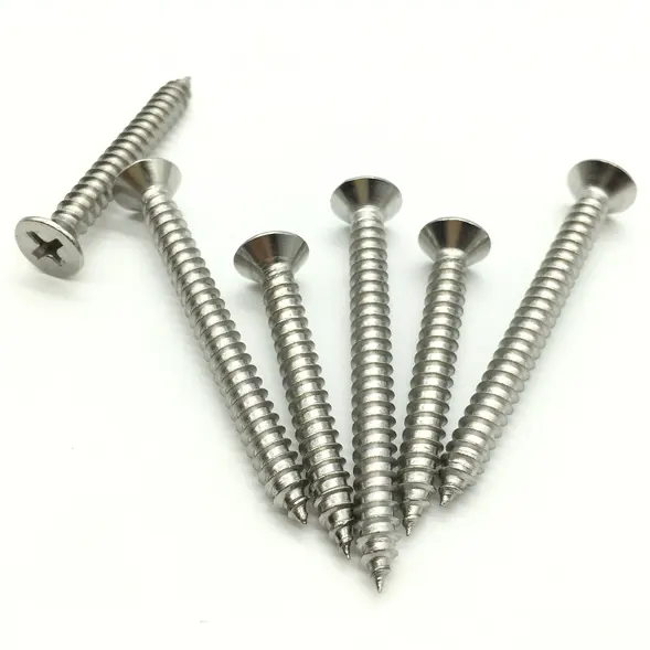 DIN965 Stainless Steel Cross Recessed Countersunk Head Screw From Haiyan