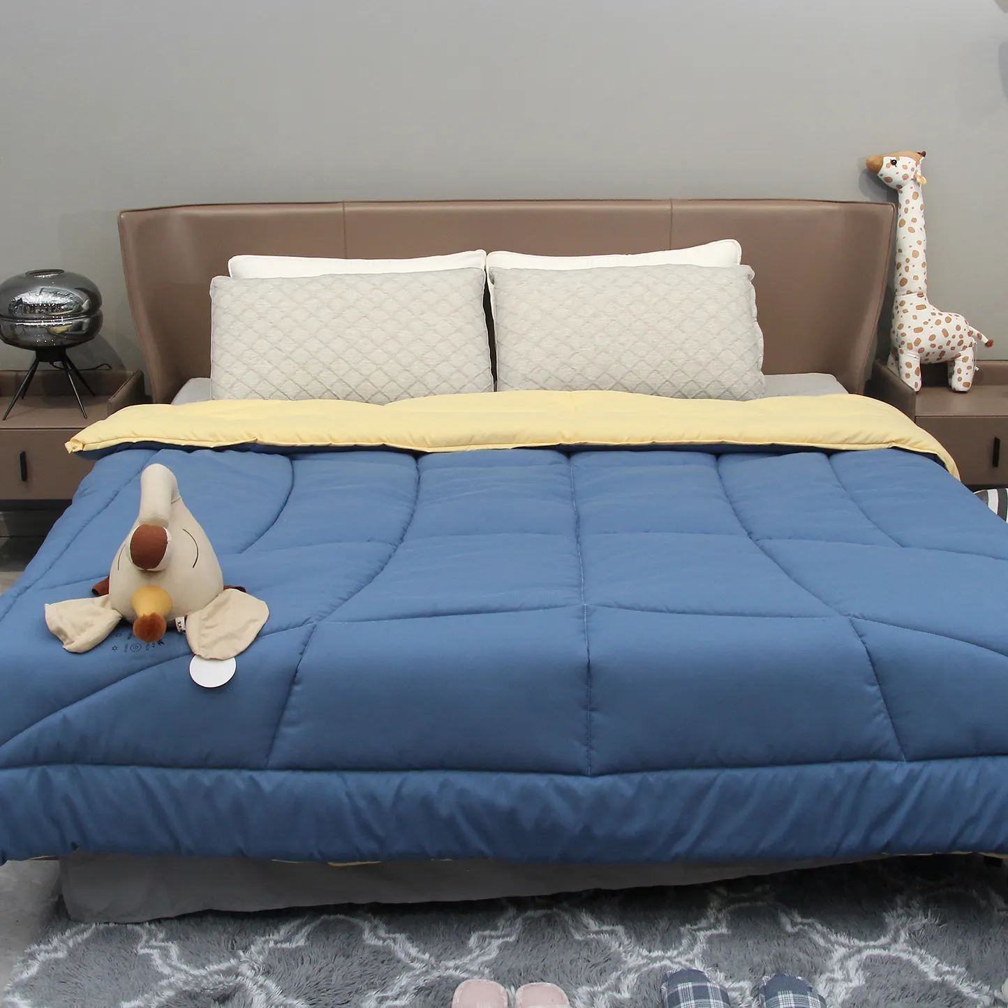 Custom Silk Bed Comforter Set Luxury 100% Cotton The Silk Floral Quilt