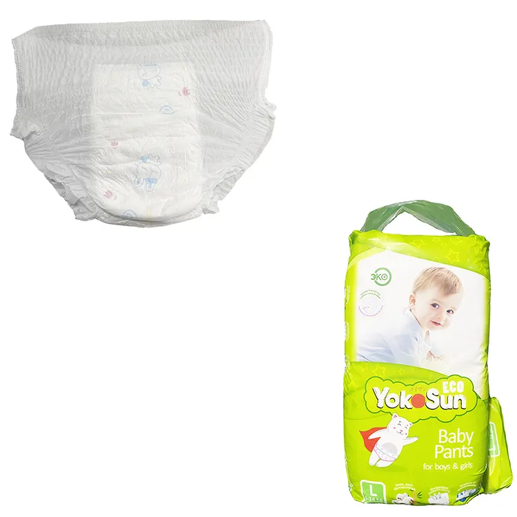 Free Sample producer breathable clothes manufacturer of diaper disposable pants pull up A grade baby diapers