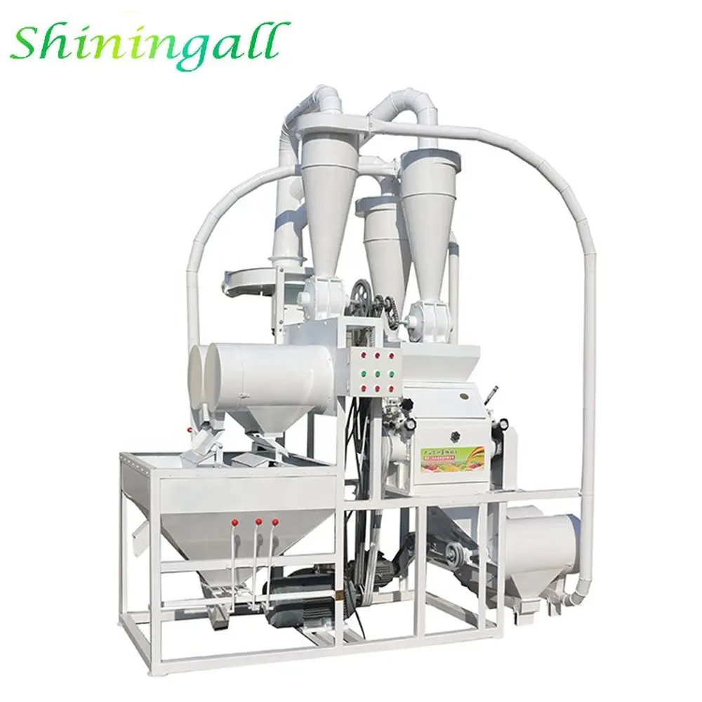 12 ton per day  flour mill maize flour milling machine wheat flour production line