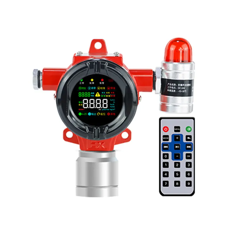 Rttpp Industrial Fixed Toxic Gas Detector CO NH3 PH3 Gas Detector GQ-DR600 With Honeywell Sensor And LCD Display