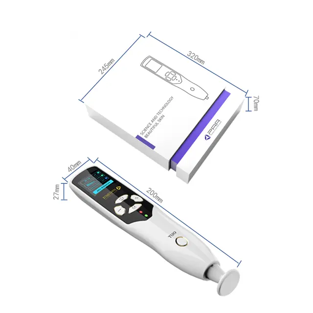 Handheld 2 in 1 Cold ozone generator pen eye jet plasma lift /laser plasma pen