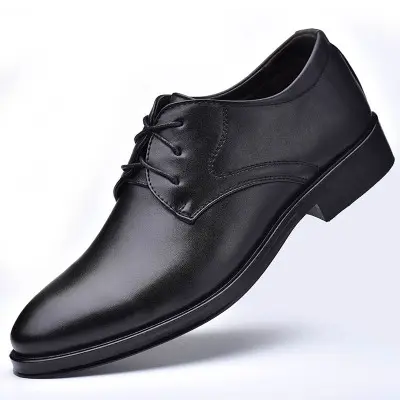 A004 New fashion man shoes high quality men dress snow leather formal shoes big size 38-48 oxford office shoes for men 2021