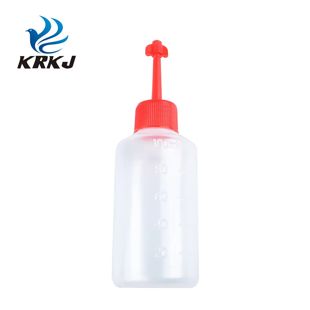 ZJKR veterinary instrument plastic 100ml boar semen collection bottle for pig animal