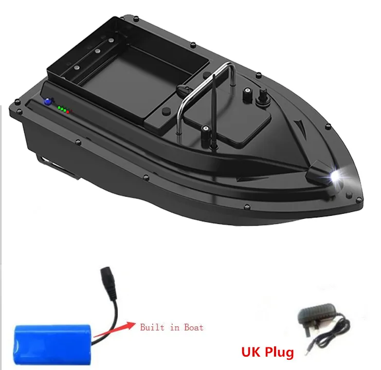 Single-Hand Operation Remote Control Bait Boat With Autocruise Dual Motor Differential Function For Rc Fishing Bait Boat