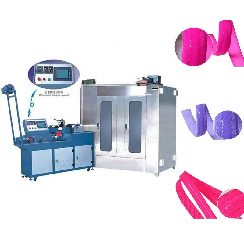 Automatic elastic ribbon silicon coating machine from Donguan supplier