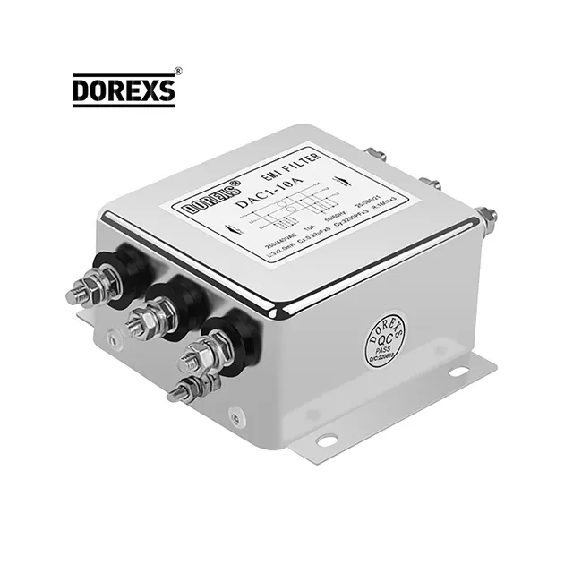 DOREXS Three Phase Three line power EMI noise filter