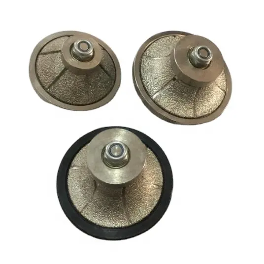 Vacuum Brazed Profile Wheel diamond router bits for cnc machine