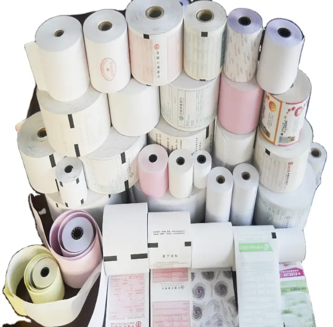 Supply  Thick thermal glossy thermal paper  best quality thermal paper roll all kinds of thermal paper
