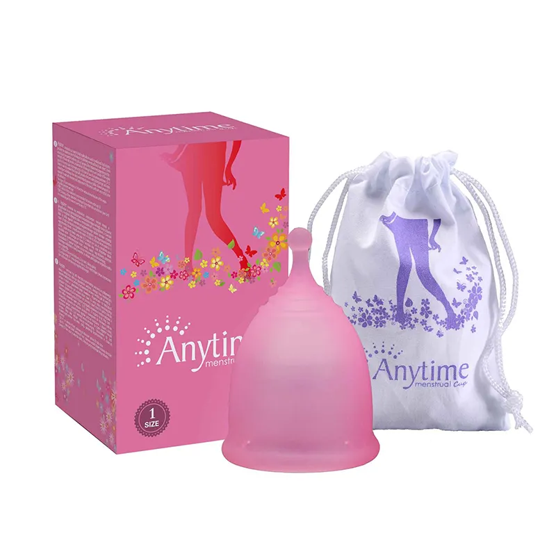 Производители, оптовая продажа, складная многоразовая Складная Женская эко-безопасная менструальная чаша из медицинского силикона