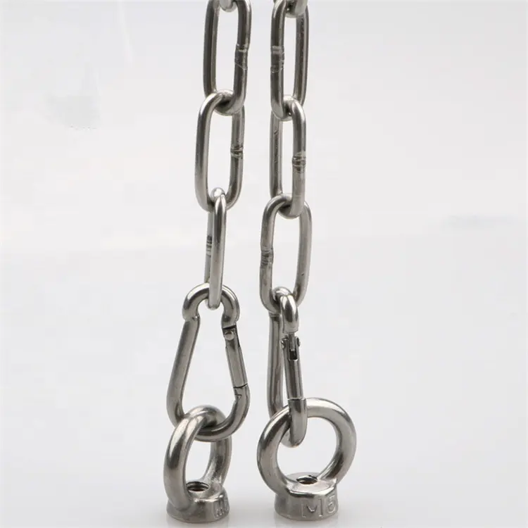 Highly Polished Stainless Steel Welded Long Link Chain Short Link Chain