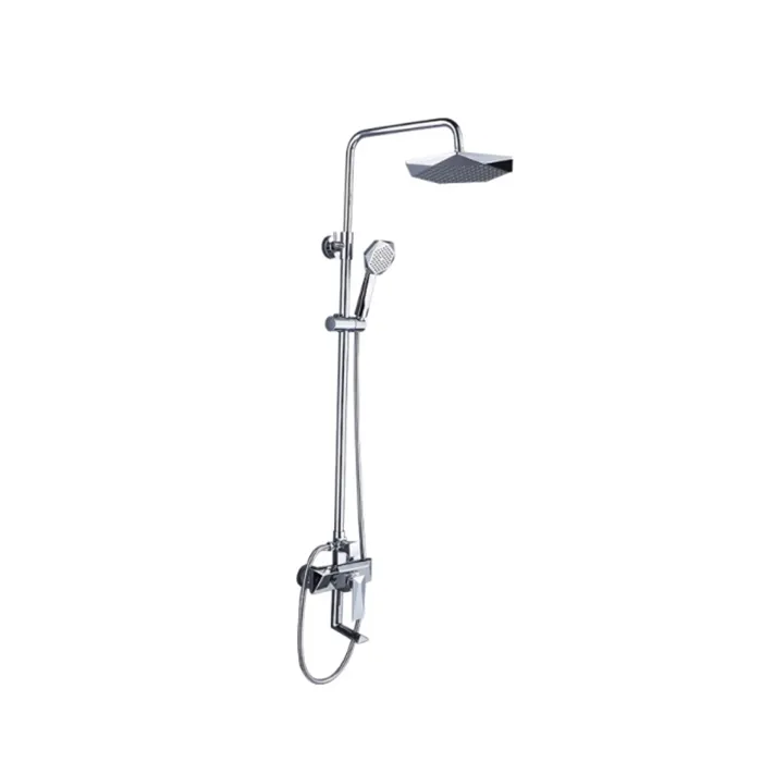 shower column series Over sized top spray shower set with copper constant temperature