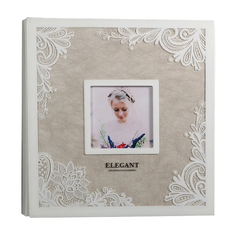 Hot selling wedding self-adhesive peel and stick photo book album