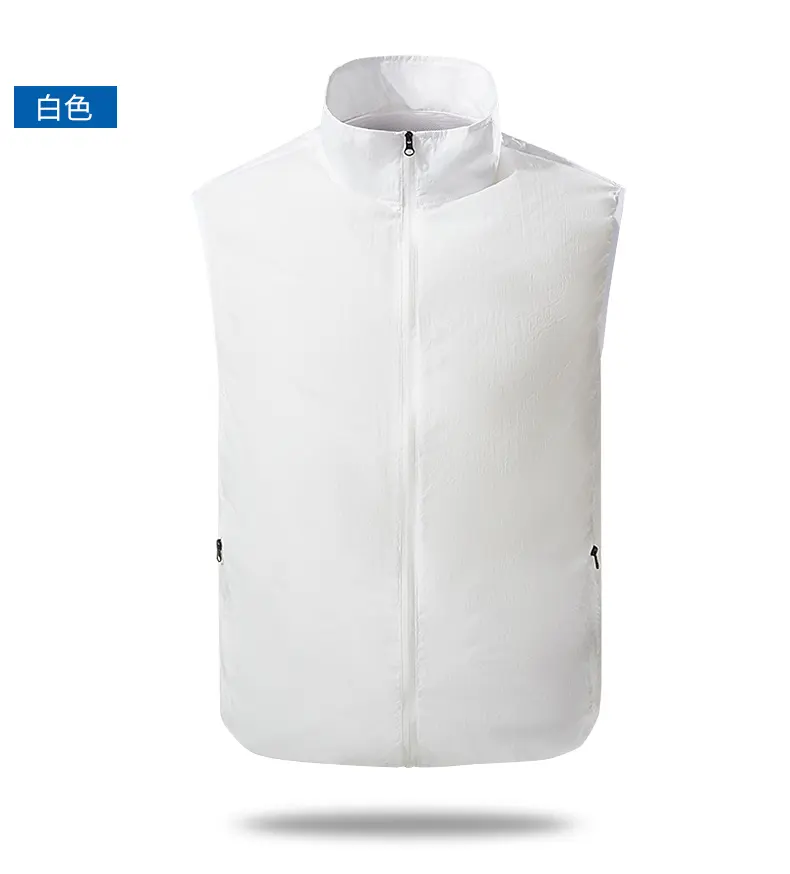 Hot Selling High Quality Factory Summer Men Ice Cooling Air Conditioner Vest 5V 3 Gear Wind Unique Amarotherapy Brushless Fan