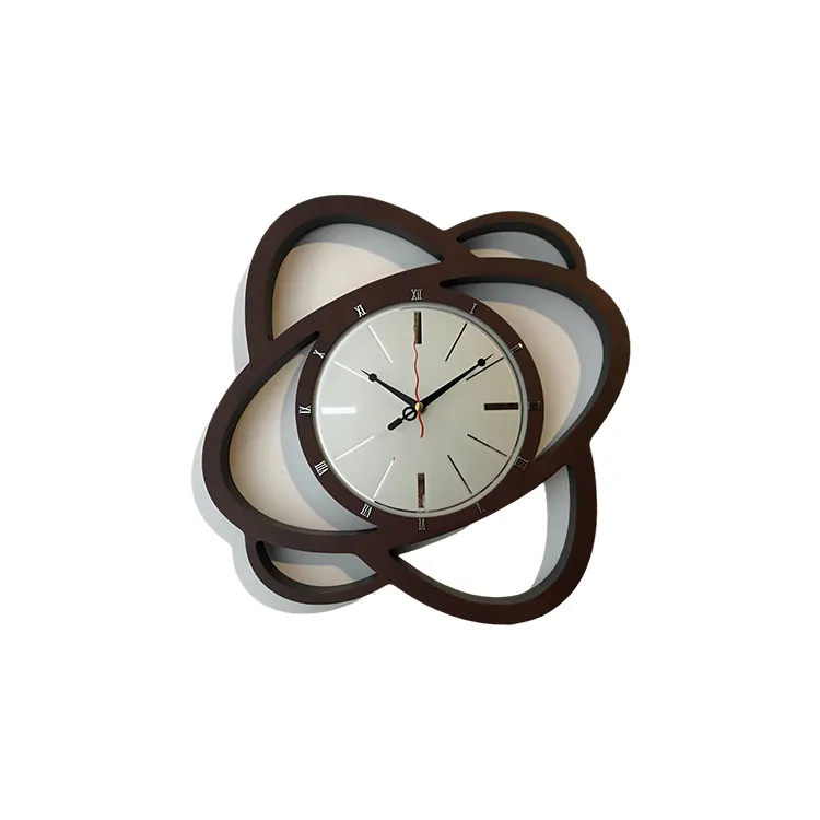 Factory Direct Wooden Organizers Digital Clock Home Decorative Wooden Wall Clock