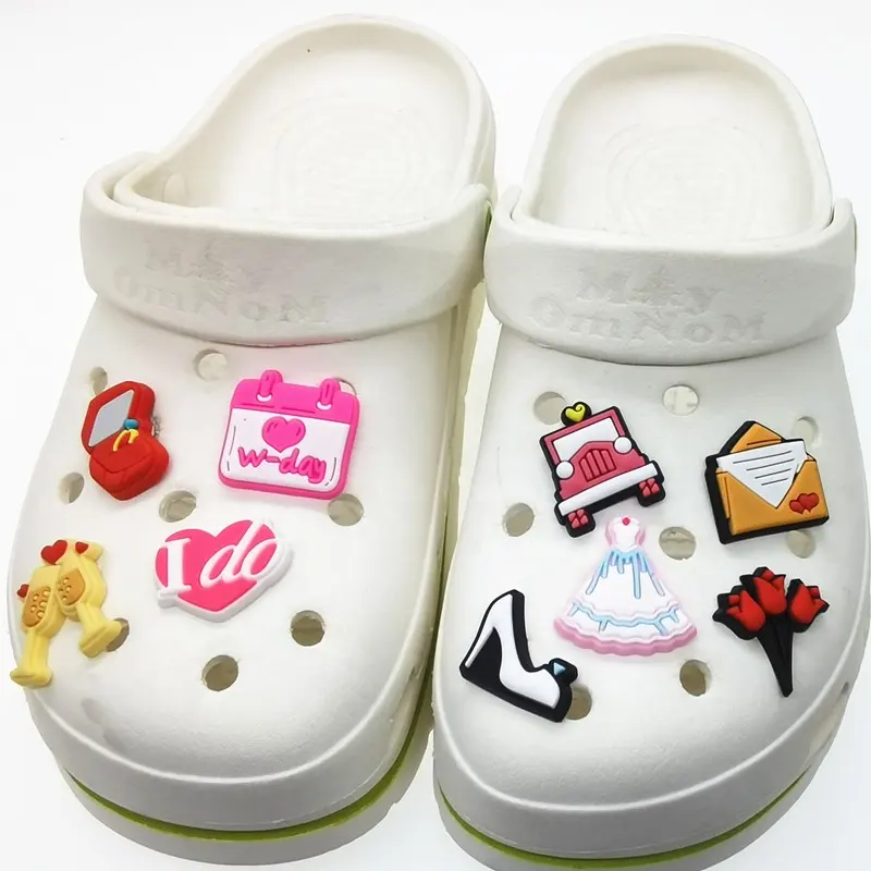 Clog Charm Soft PVC Custom Shoe Charm for kid Clogs