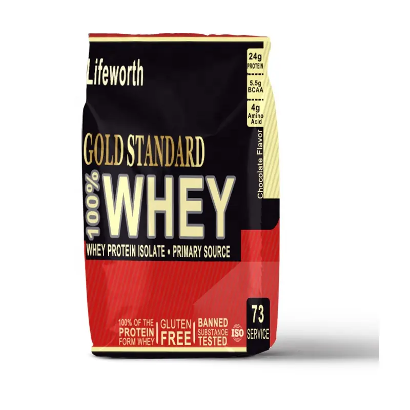 Оптимальный пищевой золотой стандарт 100% сывороточный протеин пищевой сывороточный протеин оптимальный изолированный порошок 25 кг