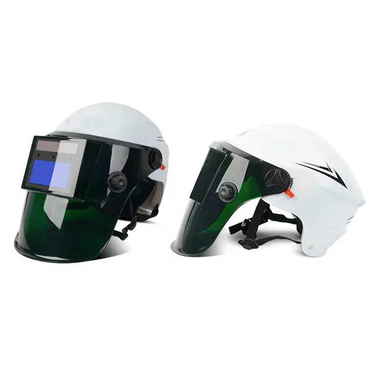 High Quality Argon Arc Welding Mask Automatic Dimming Electronic Pipeline Welding Helmet With Ventilation