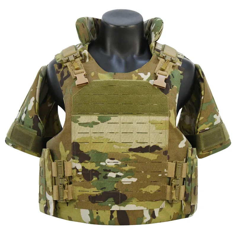 GAF Outdoor Full Coverage 1000D Nylon Molle Camo Armored Vest Plate Carrier Combat Tactical Vest