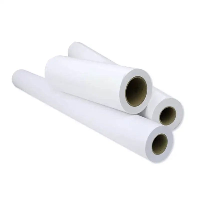 Super Fast Dry Non Tacky Dye Sublimation paper Heat Transfer Paper Roll For Textiles Fabric