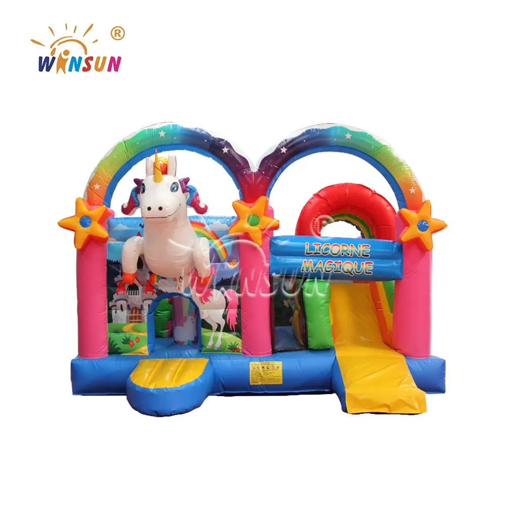 New design inflatable bouncy castle for kids inflatable bounce house castle bouncer unicorn bouncy castle