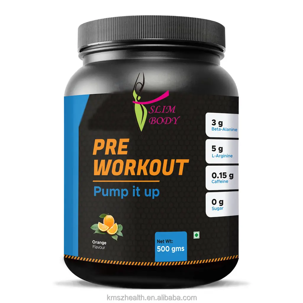 Pre Workout Supplement Powder for Energy Endurance Pump Sugar Free