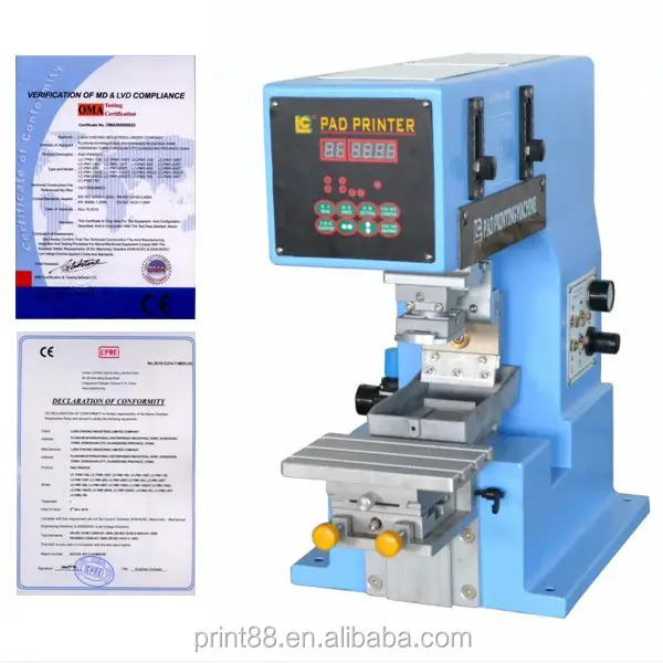 Tabletop Mini One Color Ink Well Pad Printing Machine LC-TP1-100 For Sale