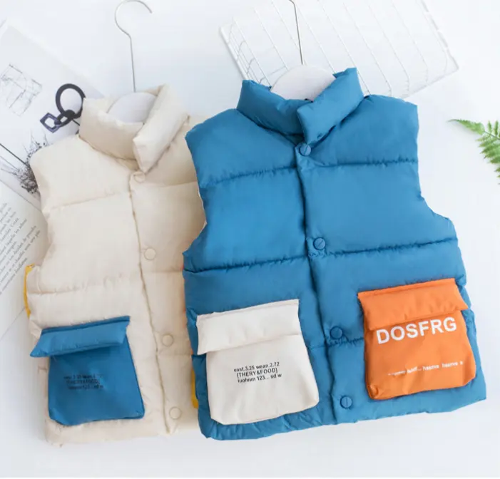 2020 New style hot sell comfortable Casual Thicken Korean version baby vest organic cotton