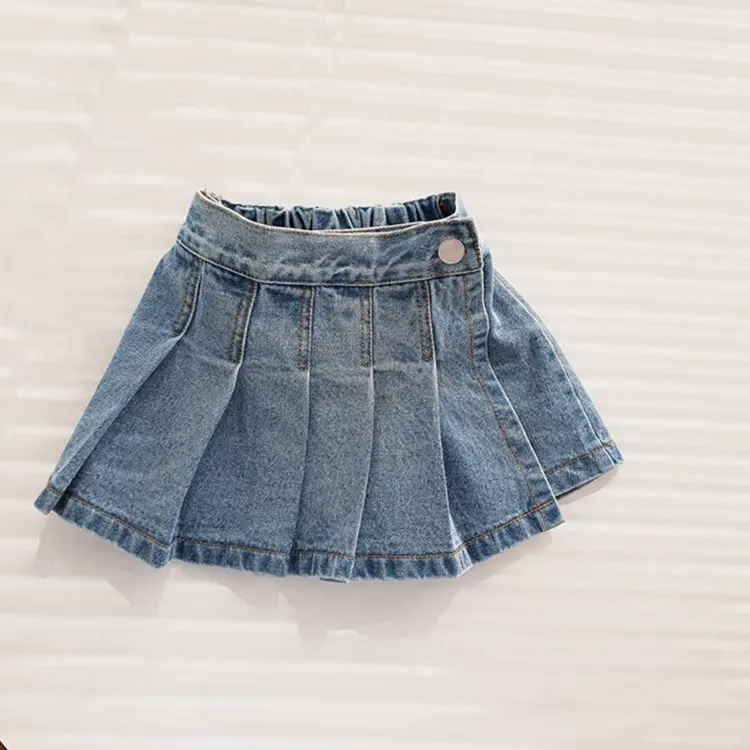 2021 fashion high quality kid baby denim jeans shorts for girls