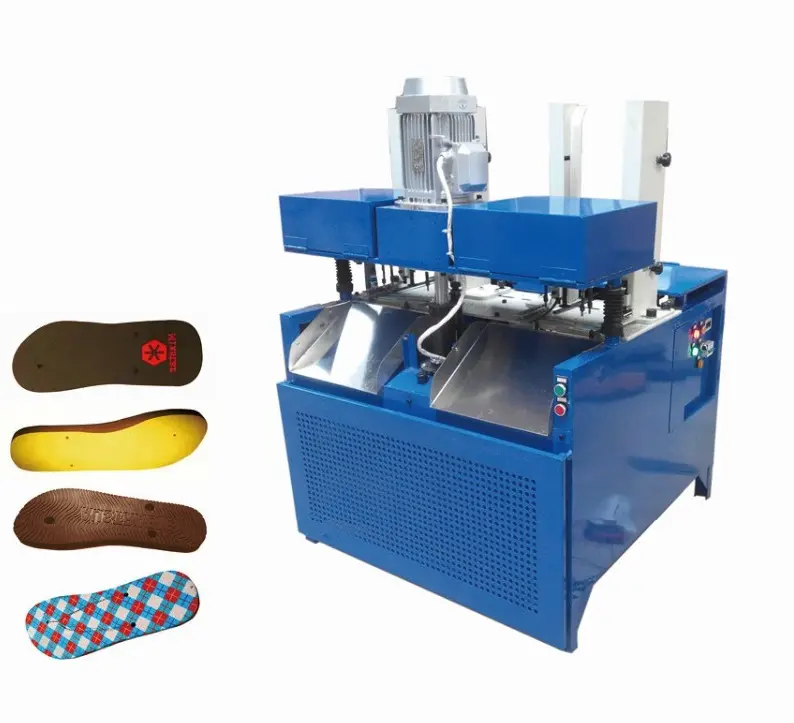 Fully Automatic EVA PVC Rubber Beach Slipper Sandals Shoe Sole Drill Machine Flip Flop Production Machine